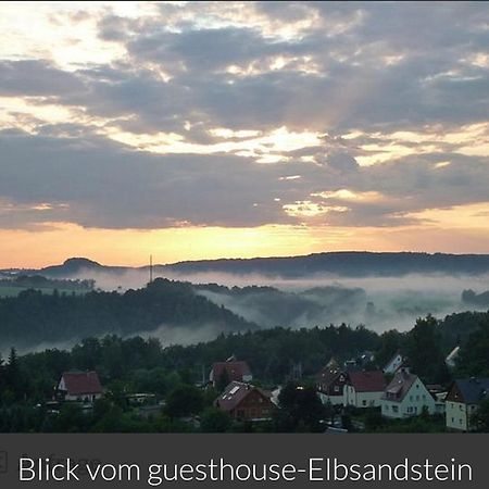 Guesthouse Elbsandstein App. Bastei Rathmannsdorf Eksteriør billede